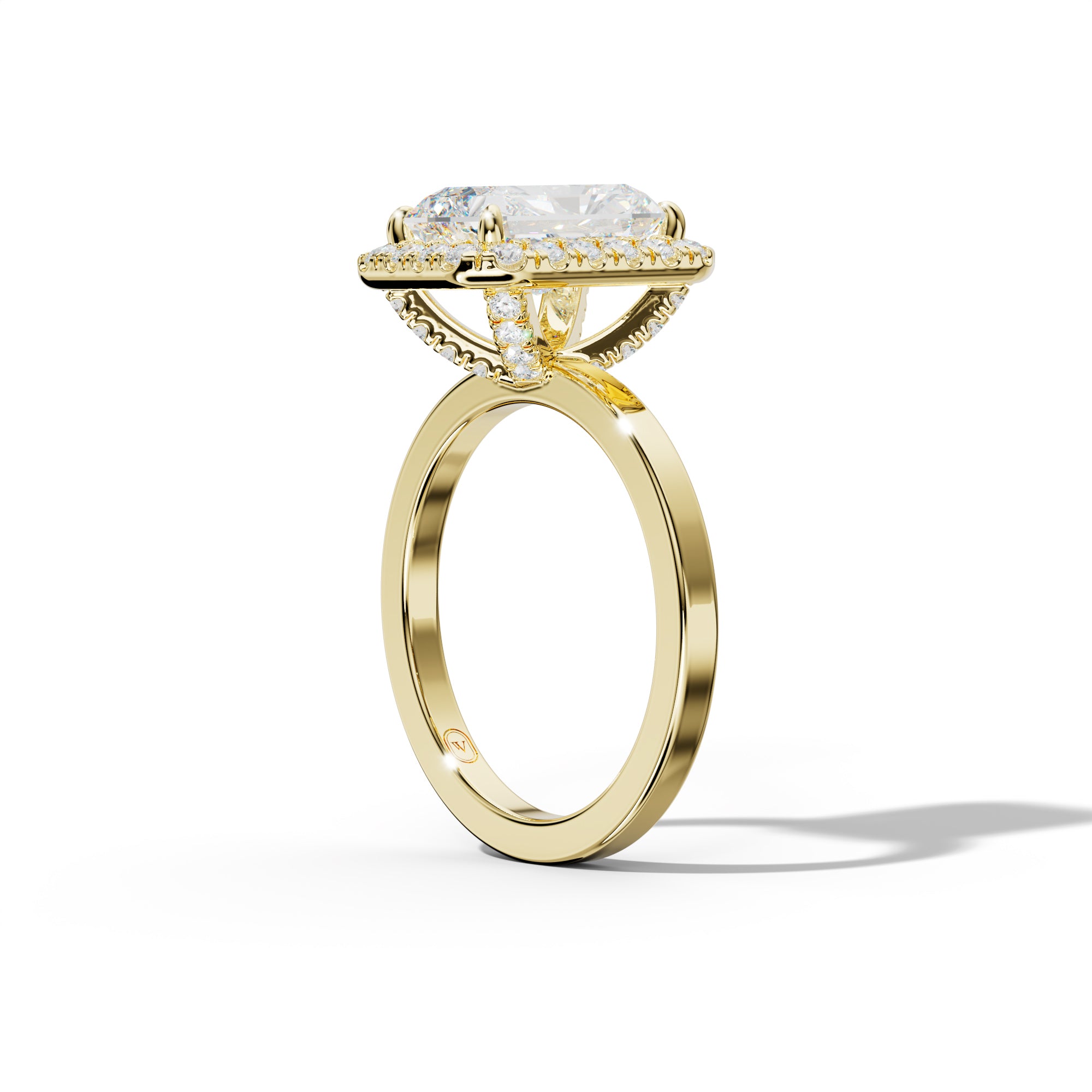Lila Radiant Cut Engagement Ring